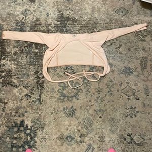 wearmoi girls ballet wrap sweater